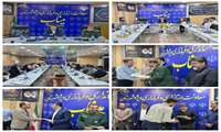 جلسه هماهنگی برپایی موکب قمر بنی هاشم شهرستان میناب
