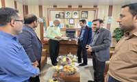 دیدار و تقدیر  رئیس شبکه بهداشت و درمان شهرستان از فرماندهی انتظامی میناب 