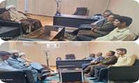 دیدار سرپرست شبکه بهداشت و درمان میناب با امام جمعه و نماینده مجلس خبرگان رهبری