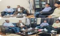دیدار سرپرست شبکه بهداشت و درمان میناب با شهردار 