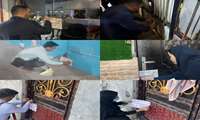 پلمب ۹ واحد صنفی متخلف در میناب توسط کارشناسان سلامت محیط و کار