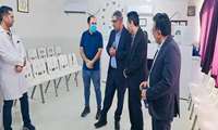 حضور معاون سیاسی، امنیتی و اجتماعی فرمانداری ویژه میناب در مراکز سلامت و درمان شهرستان