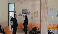 بازدید میدانی رئیس مرکز بهداشت شهرستان میناب از مرکز خدمات جامع سلامت حکمی