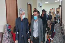 بازدید رئیس دانشگاه علوم پزشکی هرمزگان از  گروه جهادی پزشکی در شهر تیرور شهرستان میناب