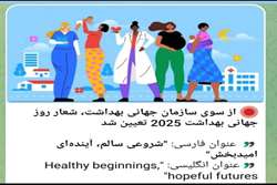 پیام رئیس مرکز بهداشت میناب به مناسبت روز جهانی بهداشت