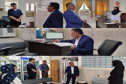 بازدید سرپرست شبکه بهداشت میناب از مرکز خدمات جامع سلامت حاجی خادمی