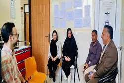 بازدید سرپرست شبکه بهداشت میناب از مراکز بهداشتی درمانی 
