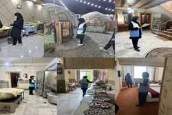 قاب زیبای ارائه خدمات کارشناسان سلامت محیط و کار شهرستان میناب در ایام جنگ رمضان